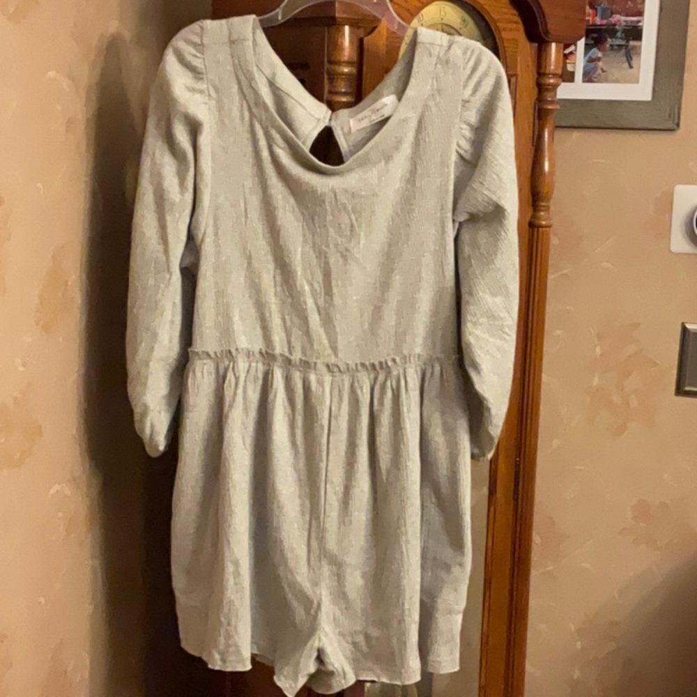 Apricot Lane Light Gray Romper
